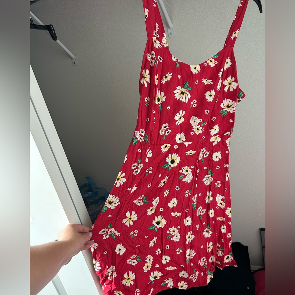 Flower tank dress